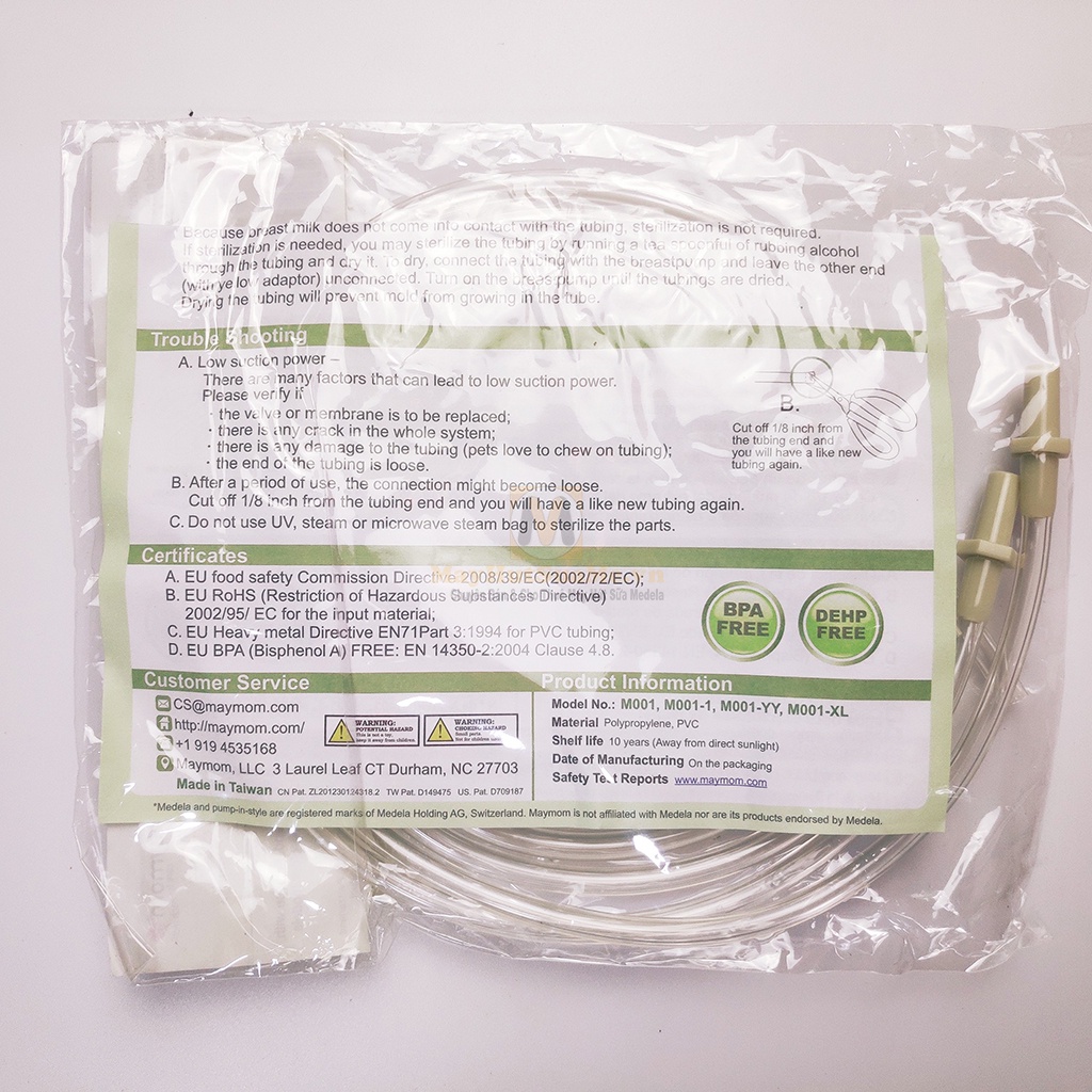 Ống dây máy hút sữa Medela Pump - Hàng thay thế Maymom