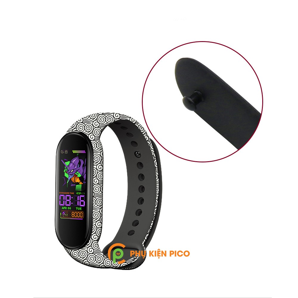 Dây vòng đeo tay Xiaomi Mi Band 5 full box dây silicon thời trang nhiều màu - Dây đeo thay thế Miband 5