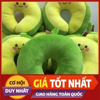 Gối Chữ U - Gối Kê Cổ Quả Bơ Chống Mỏi Vai Gáy Xinh Xắn, Gối Văn Phòng Cho Những Giấc Chợp Mắt Ban Trưa TM23