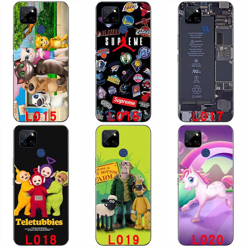 Ốp điện thoại bằng TPU silicone mềm nhiều màu cho REALME V3 5G