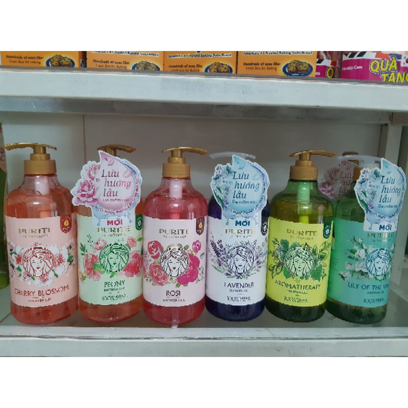Sữa Tắm Purité 850ml có tặng ngẫu nhiên
