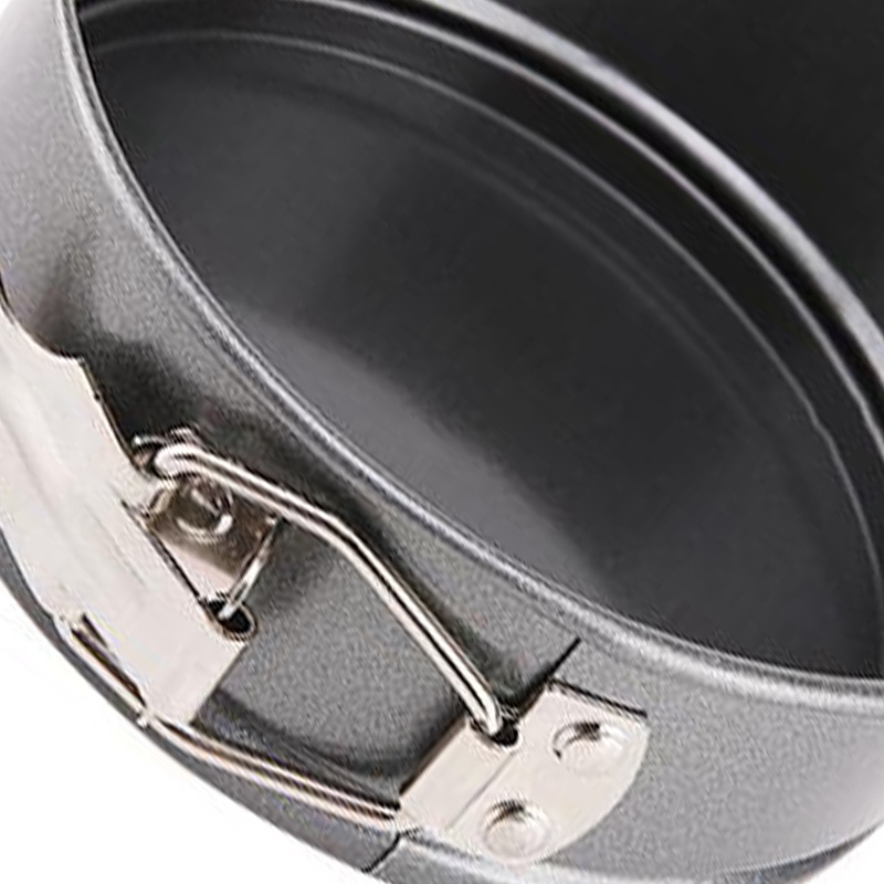 Khuôn Nướng Bánh Hình Tròn Bằng Carbon Chống Dính Có Thể Tháo Rời Tiện Dụng 24cm