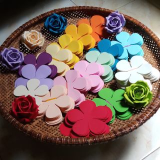 Combo 40Set cánh hoa hồng mỹ thuật
