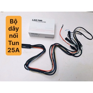 Bộ dây nối Tun 25A chính hãng. Chuyên dụng cho đèn trợ sáng Tun 4X 4X+ - Nhiều chức năng