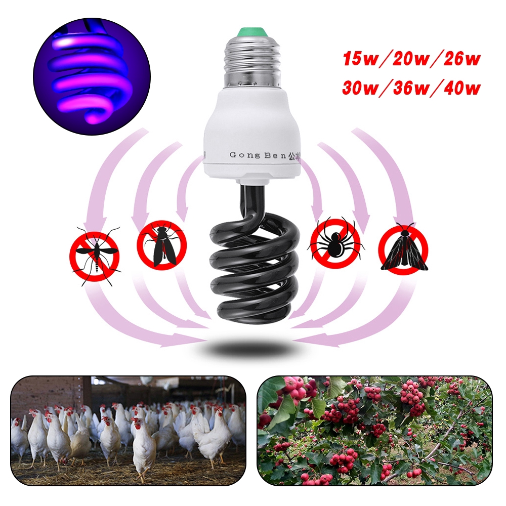 Bóng đèn UV E27 tiết kiệm năng lượng đa dụng | BigBuy360 - bigbuy360.vn