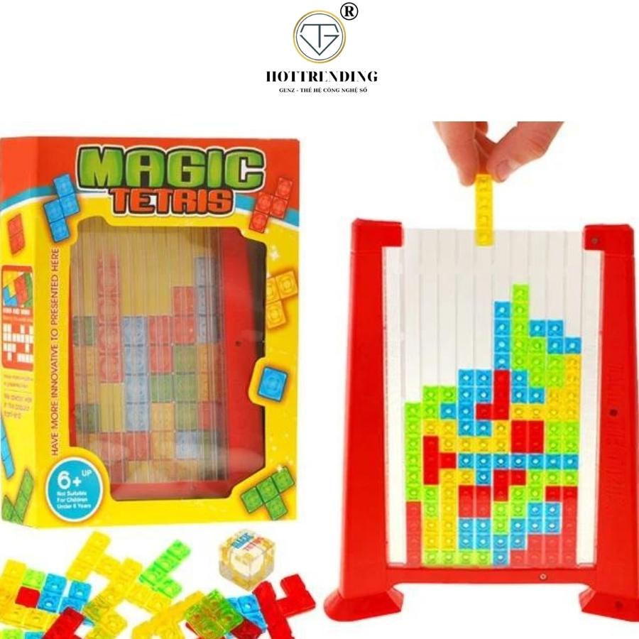 Đồ chơi xếp hình cho bé game TETRIS MAGIC cải tiến, đồ chơi thông minh E849 phát triển tư duy