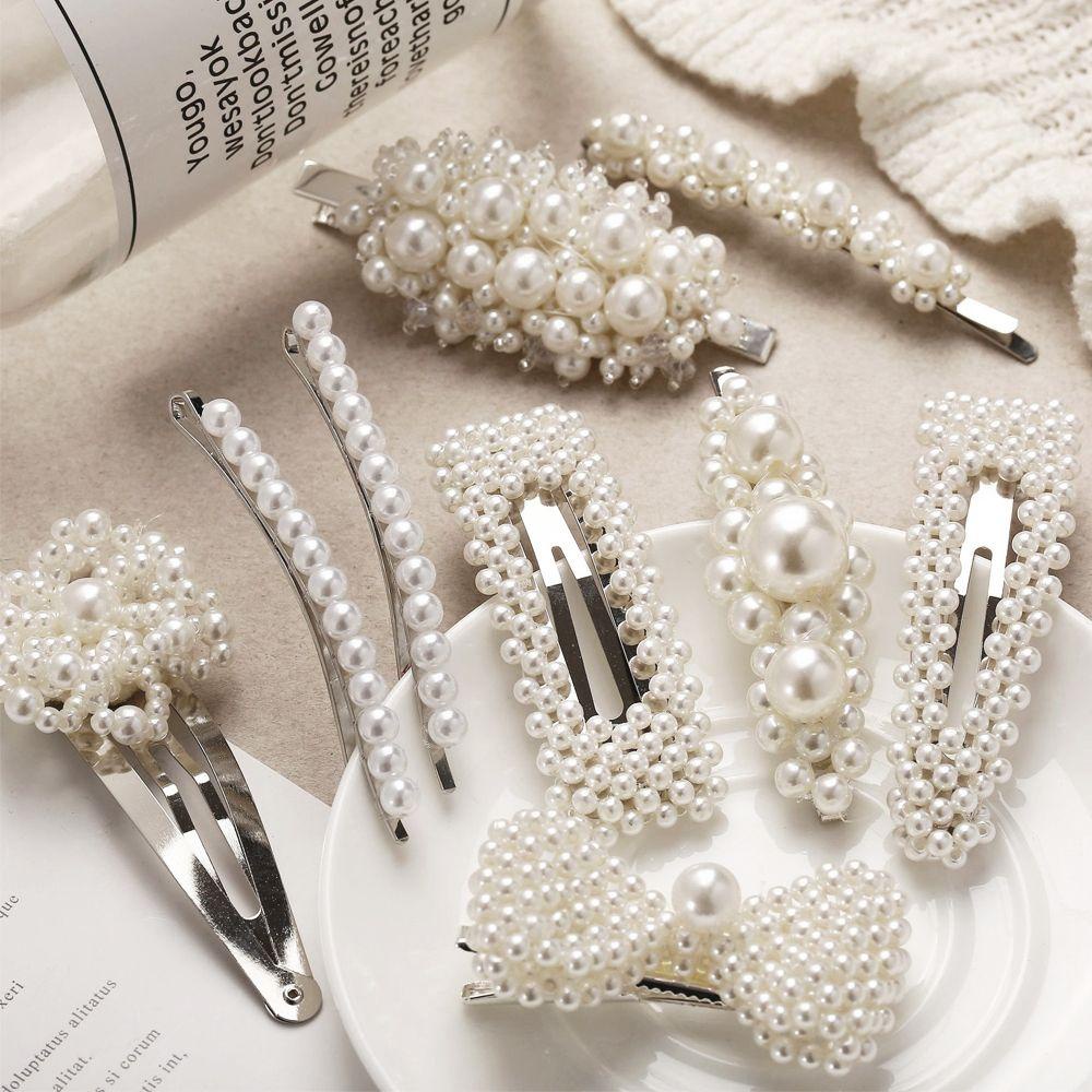 ME Kẹp Tóc Nữ Đính Ngọc Trai Thanh Lịch