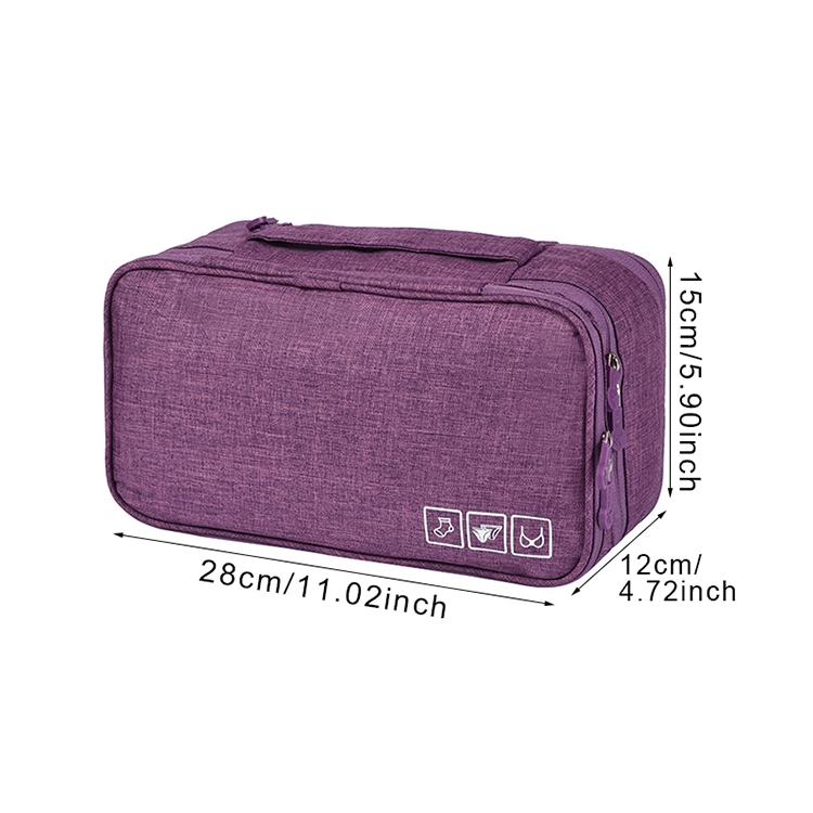 Set 2 túi đựng dây cáp củ sạc đồ điện tử kỹ thuật số áo ngực quần lót nhỏ gọn dành cho du lịch