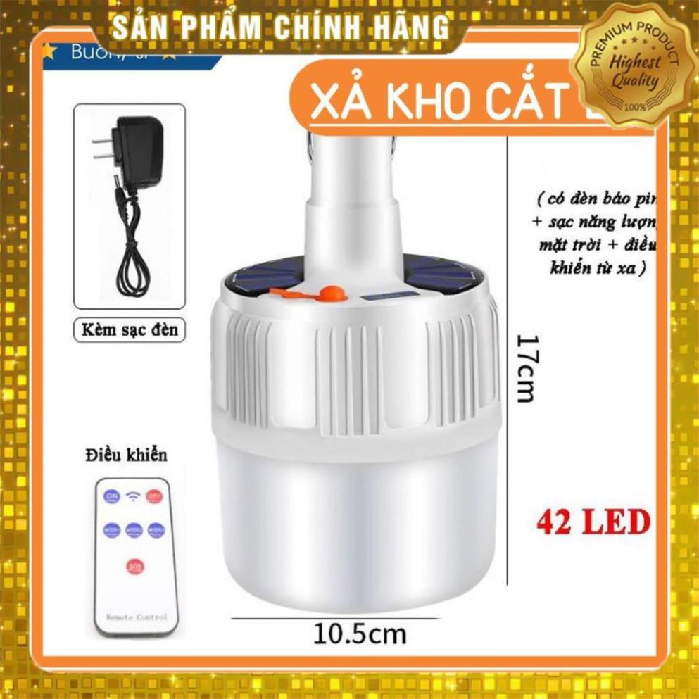 Đèn Led Tích Điện Năng Lượng Mặt Trời Siêu Sáng Có Điều Khiển Từ Xa Công Suất 100W Có 5 Chế Độ Sáng