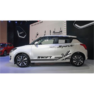 Decal tem dán sườn xe Suzuki Swift  - AutoPlaza tem thiết kế riêng theo từng đơn đặt của khách hàng
