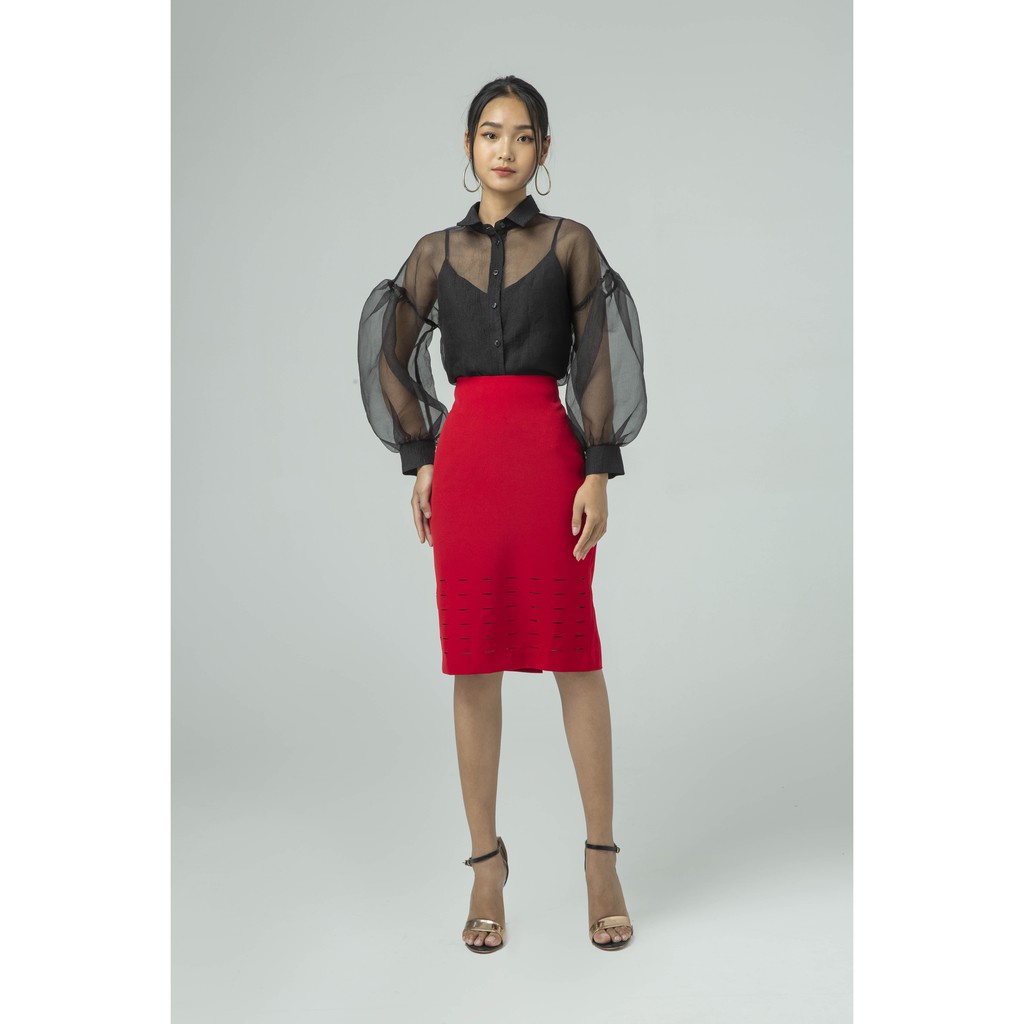 Áo sơ mi nữ (KÈM ÁO 2 DÂY) IVY moda MS 17B8062