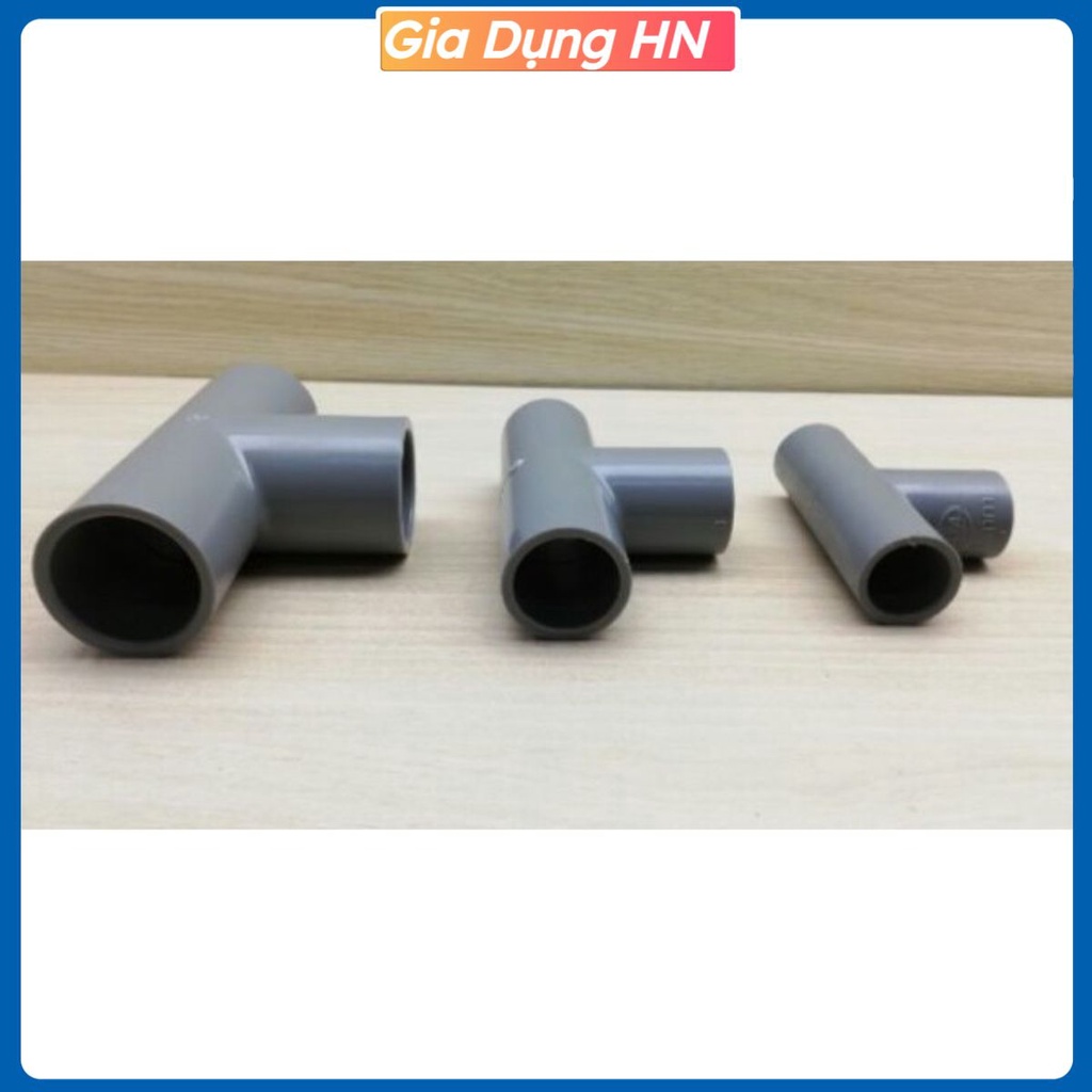 Tê nhựa pvc bình minh 21mm ,27mm tặng keo lụa , 21/27.