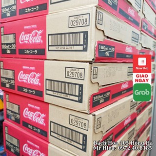 [Hỏa tốc] Thùng Coca mini Nhật 160ml gồm 30 lon