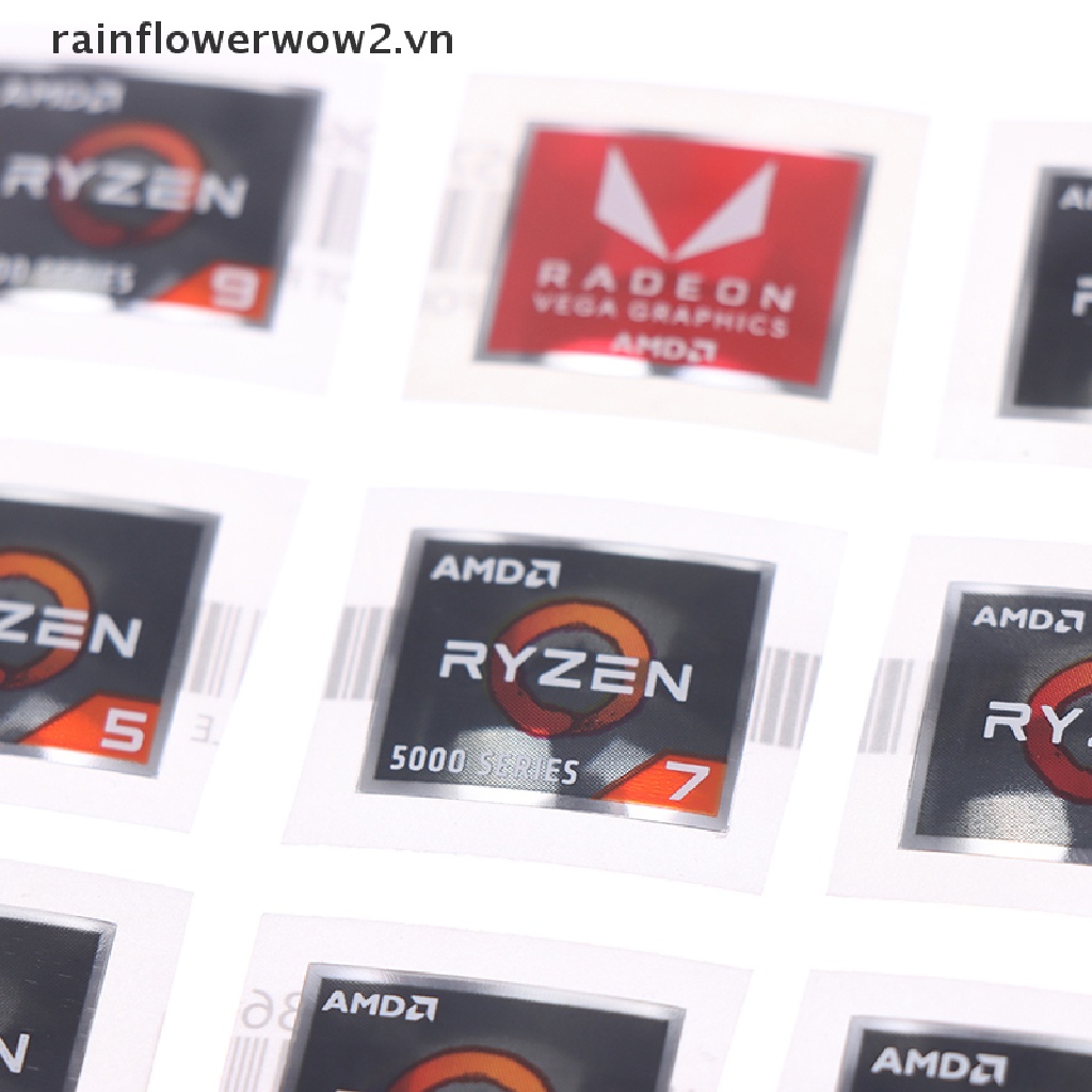 AMD Nhãn Dán Logo ATHLON Ryzen R 3 5 7 PRO7 Trang Trí Xe Hơi