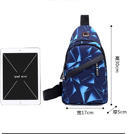 Balo Túi Vải Canvas Đeo Chéo Xách Tay Mini Nam Dáng Chữ Nhật Thể Thao Tập Gym Đựng Đồ Đi Làm Học Chơi Tiện Lợi