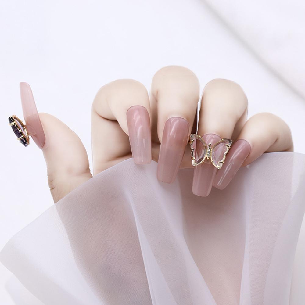 TWINKLE Set 5 Phụ Kiện Bươm Bướm 3D Lấp Lánh Đính Móng Nghệ Thuật