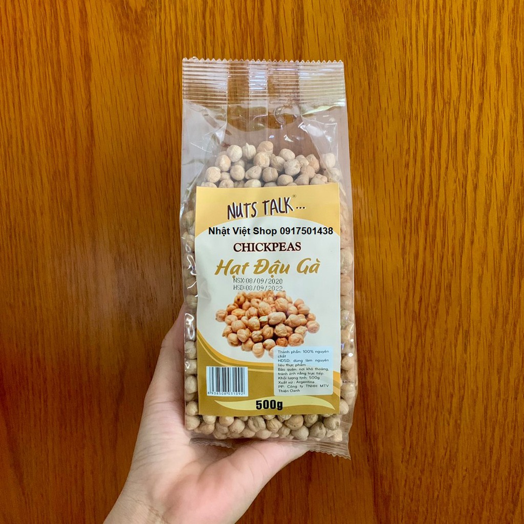 Hạt Đậu Gà Chickpeas Nuts Talk 500g (Date: 2022)