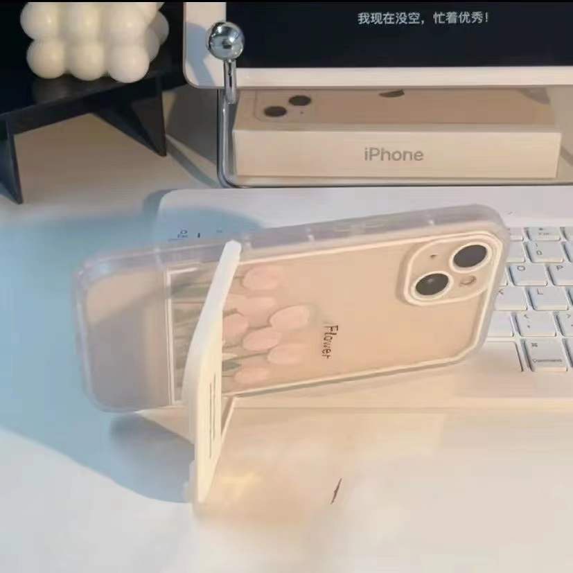 Ốp Điện Thoại TPU Dẻo Trong Suốt Họa Tiết Hoa Xinh Xắn Cho IPhone 14 13 12 11 10 Pro XS Max X XR 8 7 6 6S Plus SE