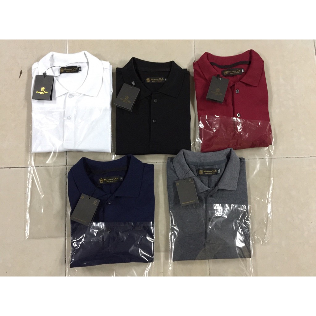 Áo Thun Nam cổ bẻ Màu Trắng, Áo thun nam có cổ chất cotton đẹp | BigBuy360 - bigbuy360.vn