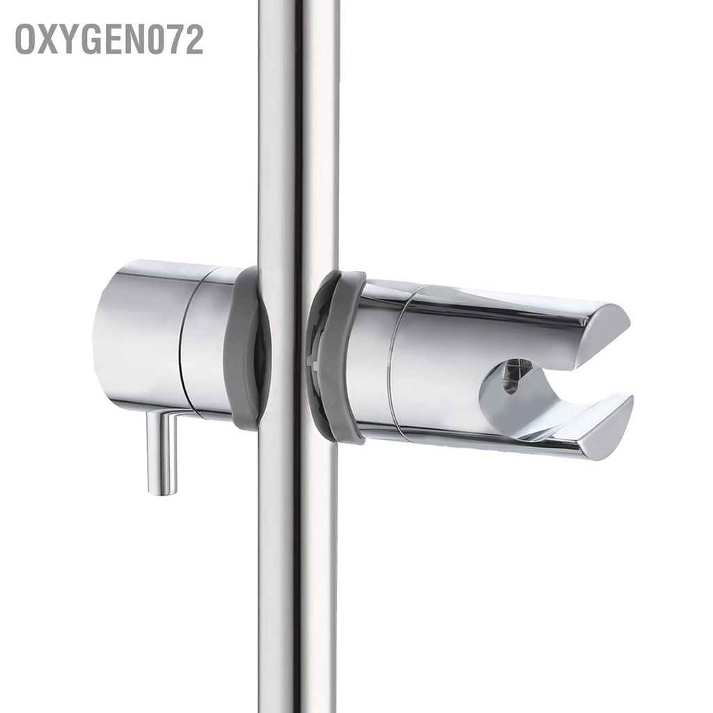 Oxygen072 Giá đỡ đầu vòi hoa sen ABS Chromeplate có thể điều chỉnh chống trượt thanh ray cho phòng tắm