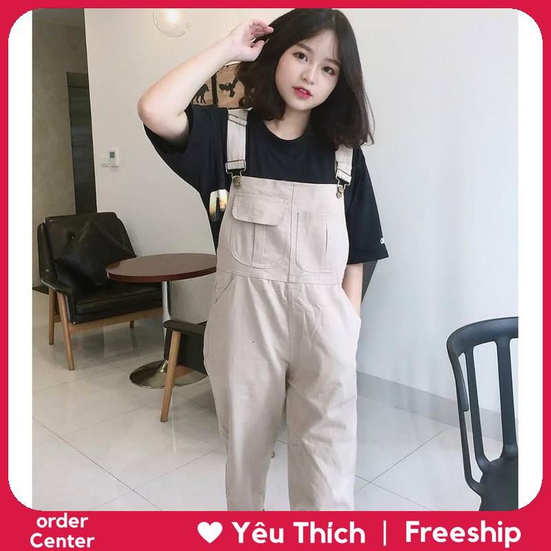 Yếm Quần KAKI chất Hàn Quốc