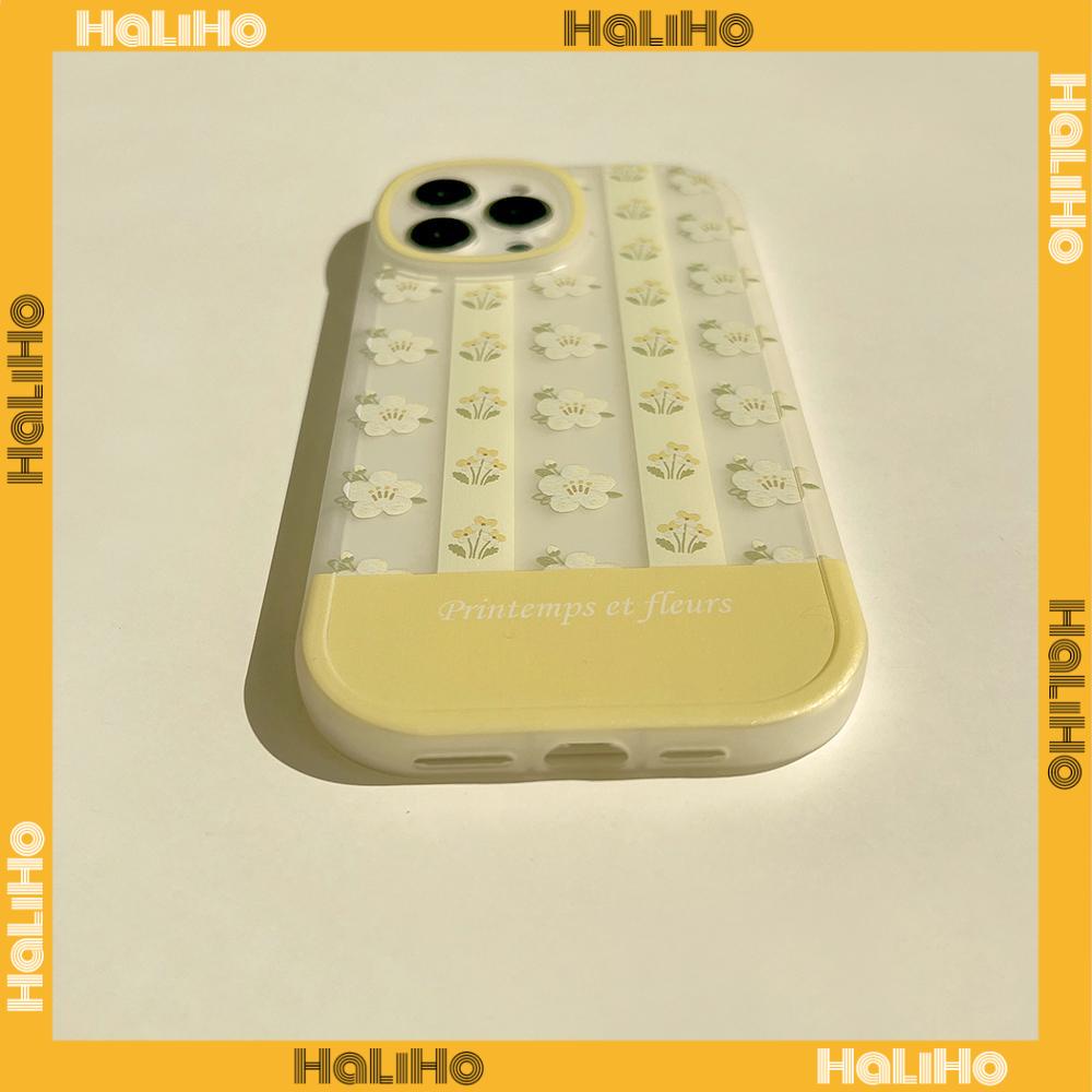 iPhone Case Silicone Soft Case Clear Case TPU Airbag Shockproof Full Coverage Protection Camera Yellow Lace Flower For iPhone 13 Pro Max iPhone 12 Pro Max iPhone 11 iPhone 7 Plus