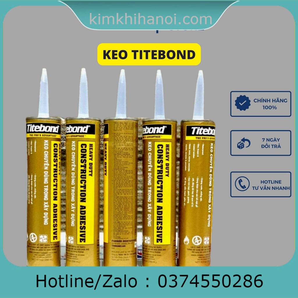 Keo Tibon Titebond cao cấp - Keo dán xây dựng đa năng
