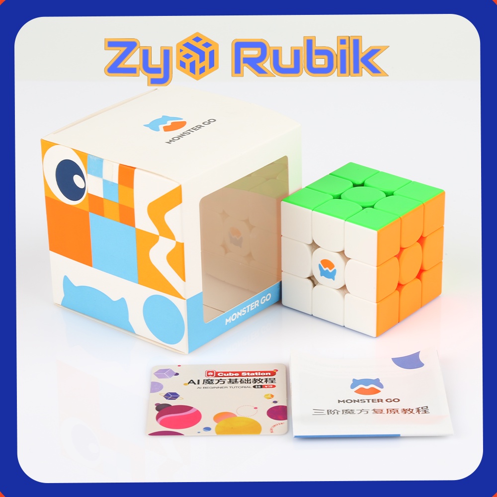 Rubik 3x3x3 GAN monster go Stickerless -ZyO Rubik