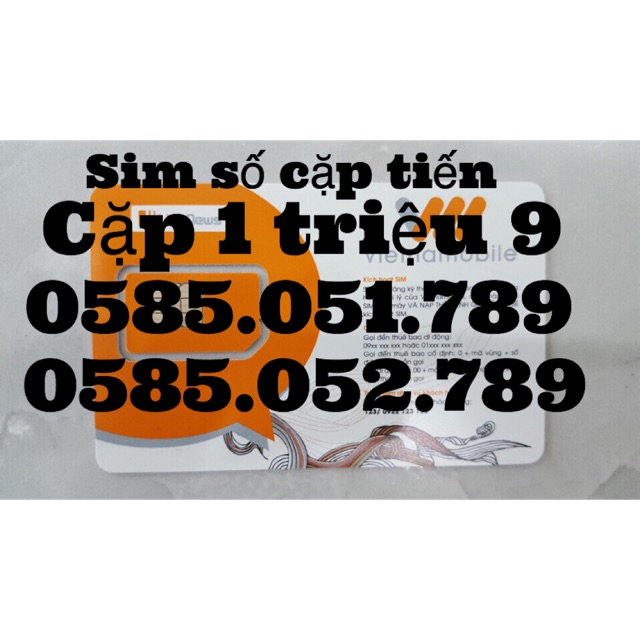 Sim số cặp