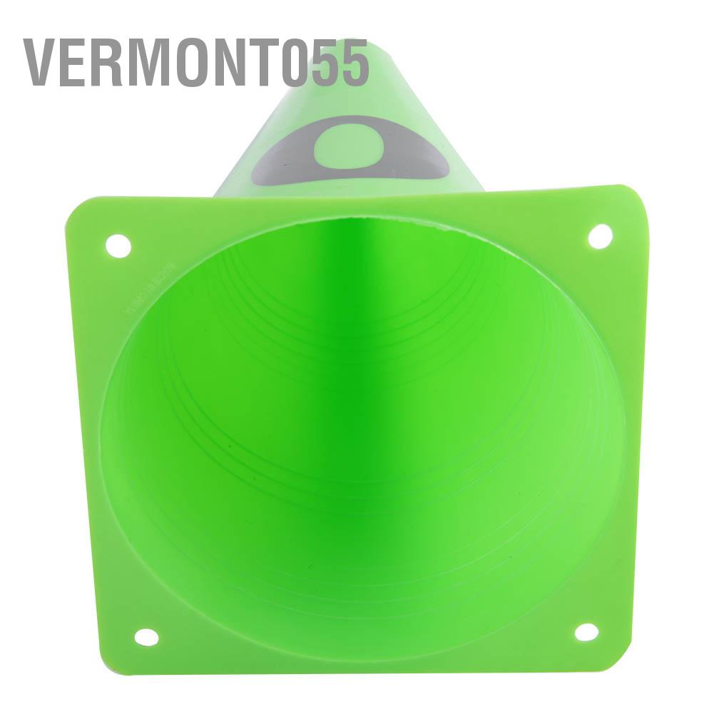 Có thể bán buôn 10pcs 23cm Green Soccer Training Cone Number 0-9 Football Barriers Marker Vermont055 Hàng giao ngay