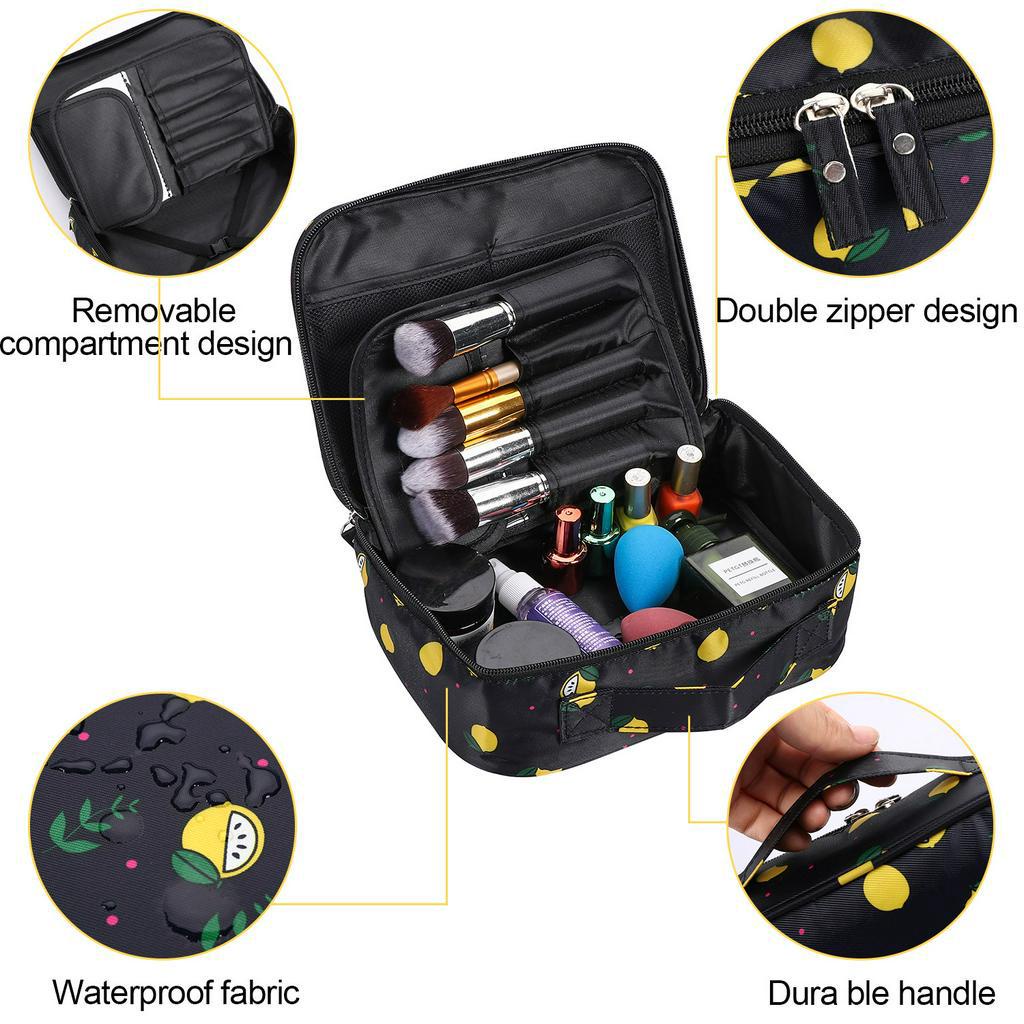 [Hàng mới về] Túi đựng đồ trang điểm chống thấm nước nhiều màu sắc tiện dụng cho nữ