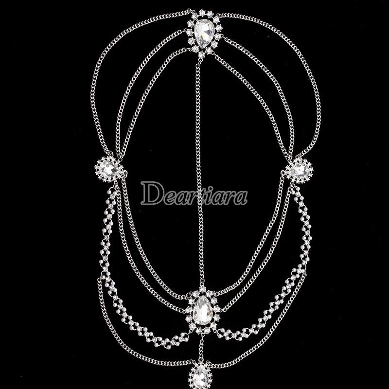 Chuỗi dây tua rua phụ kiện đeo đầu trang trí phong cách cổ điển thời trang