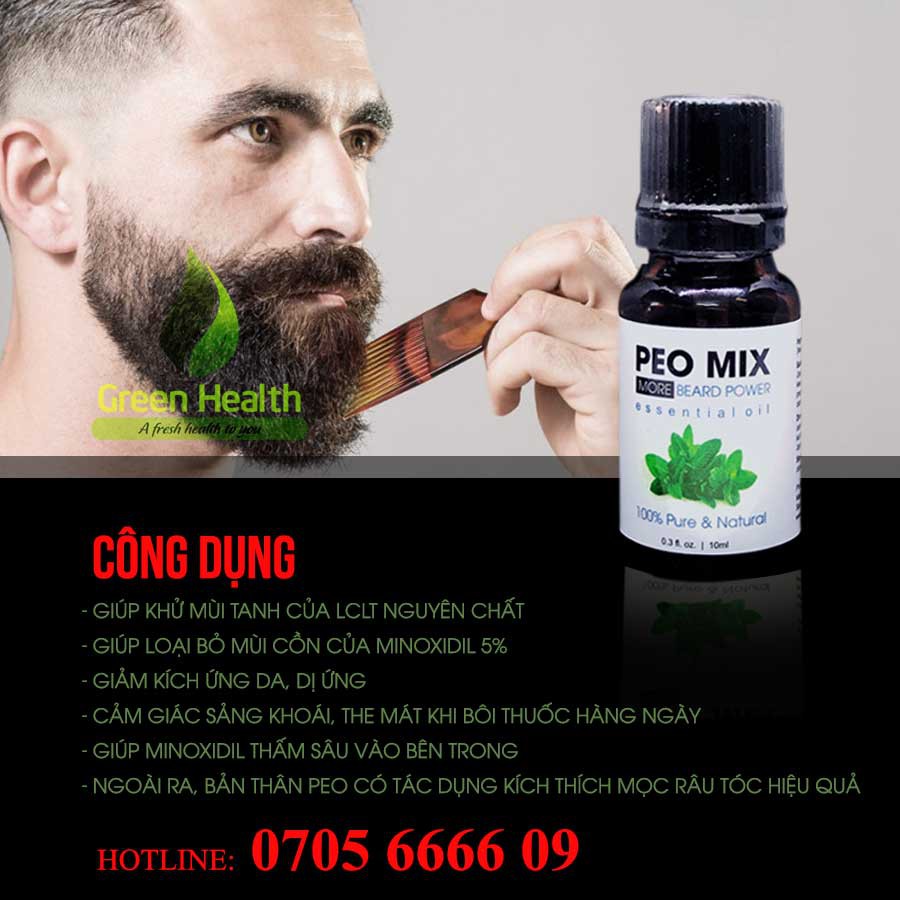 Tinh dầu bạc hà (PEO minoxidil)