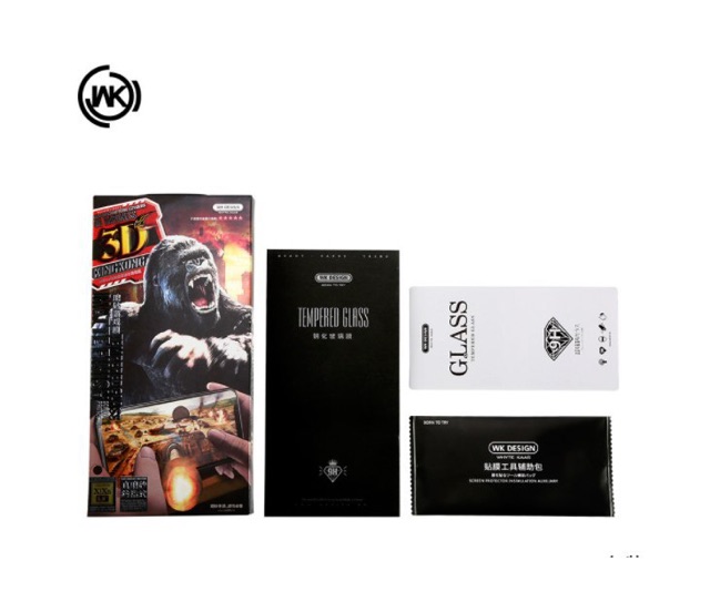 Cường lực nhám  cho game thủ, chống bám vân tay chính hãng WK- Cường lực 13 pro max/ip 13/13 pro/ 12 Pro Max