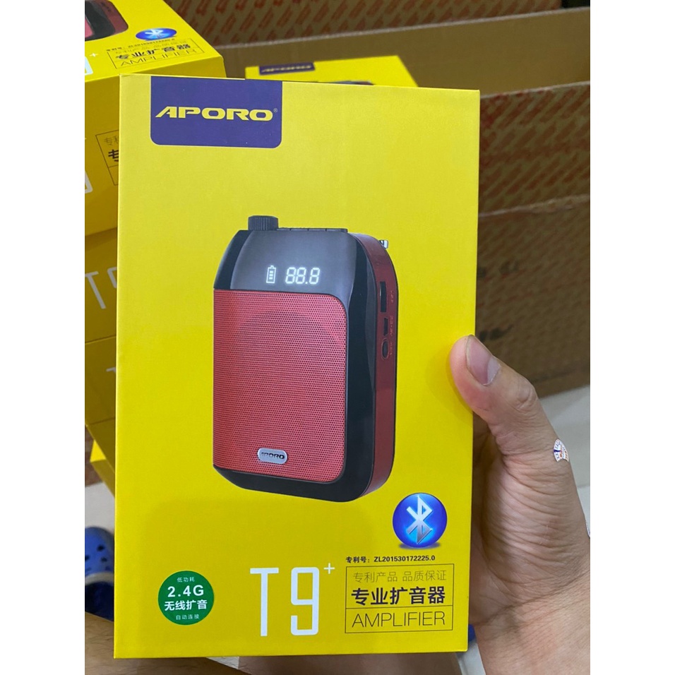 Loa trợ giảng không dây Aporo T9 2.4G - Tặng củ sạc _ micro cài áo có dây