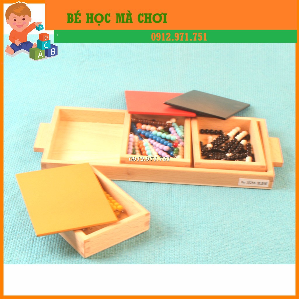 Giáo cụ Montessori - Trò chơi con rắn cộng