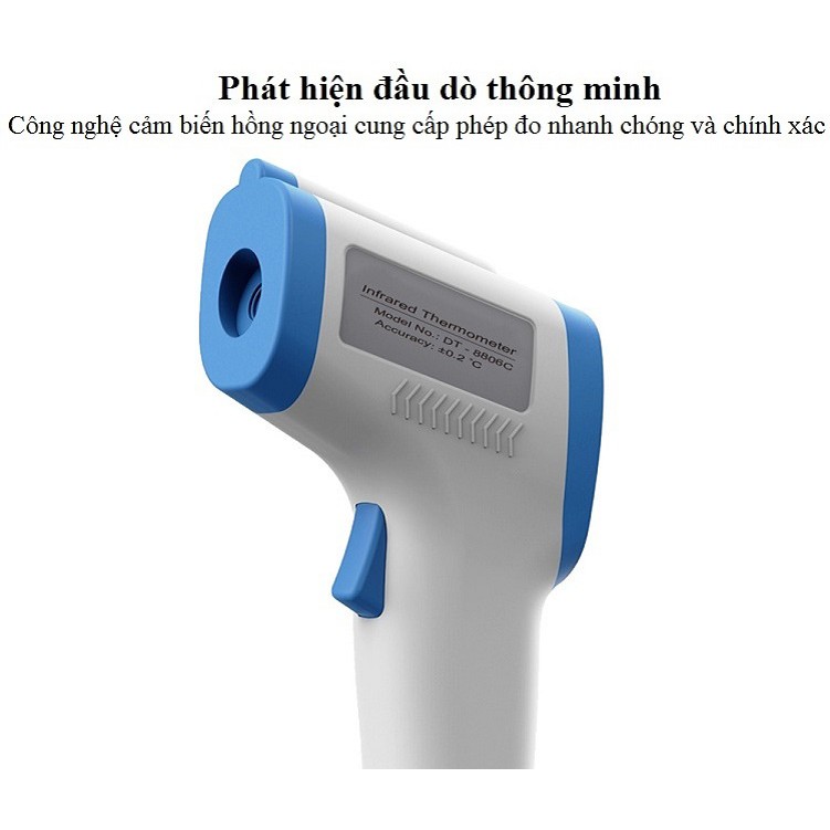 Nhiệt kế điện tử hồng ngoại DT-8806C