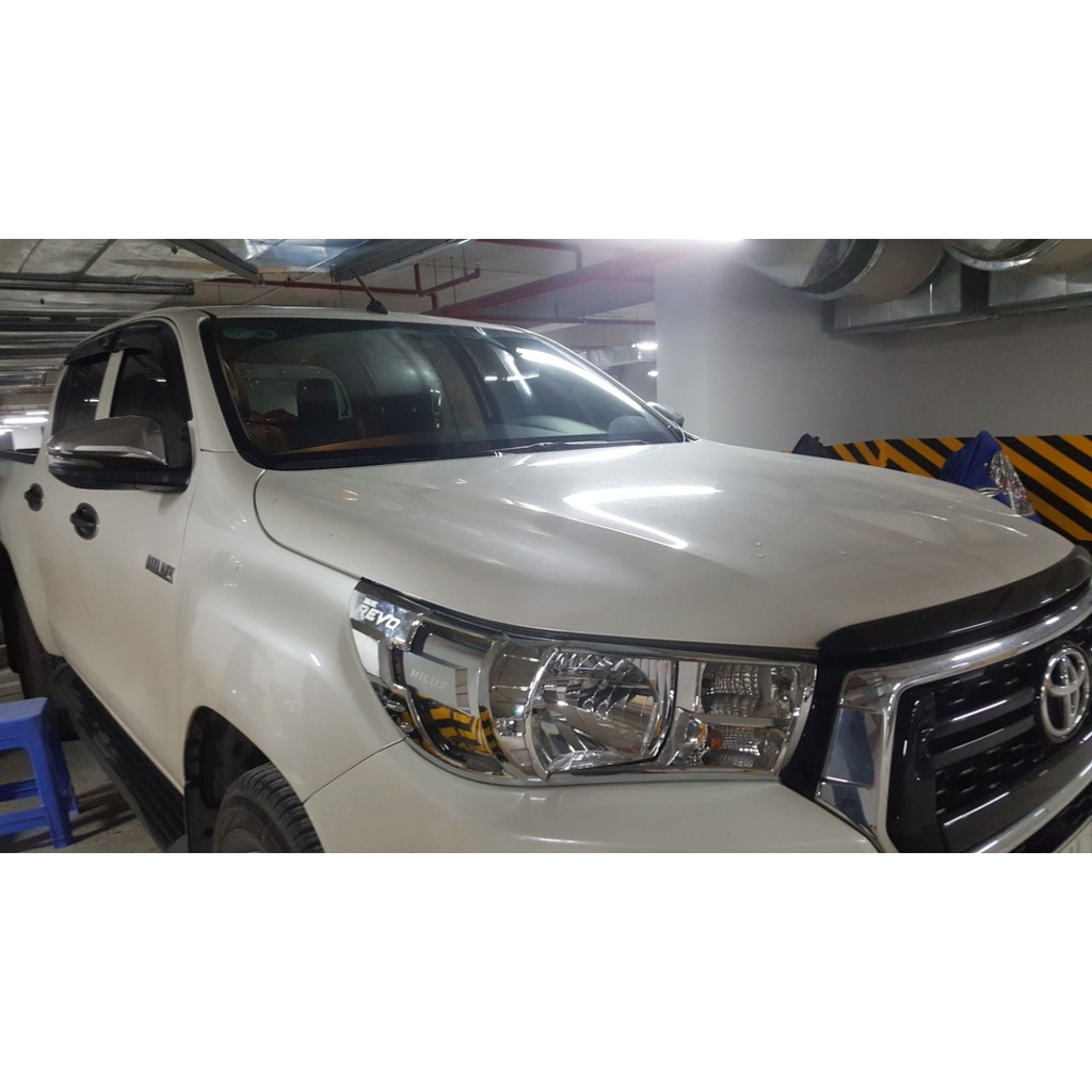 Bộ ốp Pha + hậu +tay + hõm+ Hõm cốp + nắp xăng Mạ crom  xe Hilux Revo 2016 đến 2019