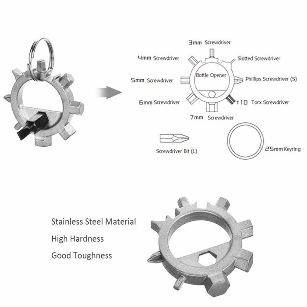 Danilo Bộ Dụng Cụ Sửa Xe Đạp 12 Trong 1 Bằng Thép Không Gỉ