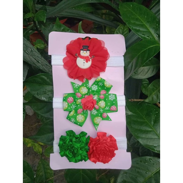 Sét băng đô noel / turban xinh cho bé gái