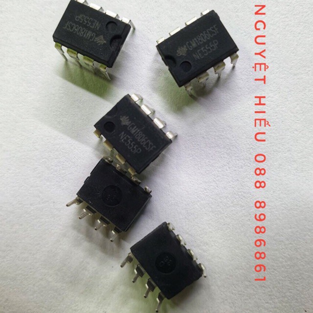 [VM] - Set 5 con ic NE555 dạng chân cắm