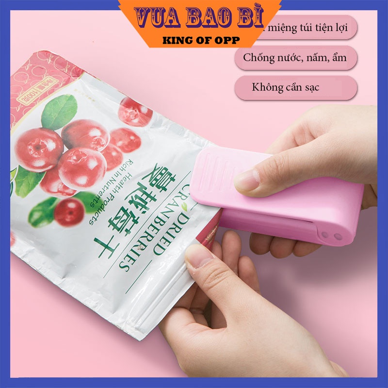 Máy hàn miệng túi mini cầm tay, máy hàn mini dùng với túi nilong, tiện lợi - KING OF OPP