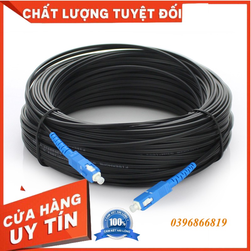 50m cáp quang bấm sẵn 2 đầu fast fc - 50m cáp quang