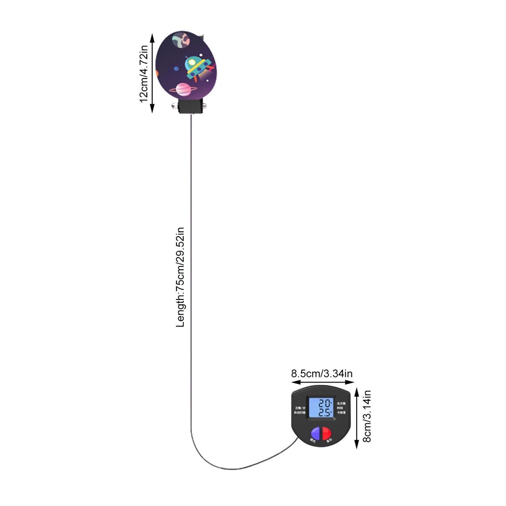 Máy Đếm Số Cảm Ứng Chiều Cao Thiết Bị Tập Thể Dục Cho Trẻ Em