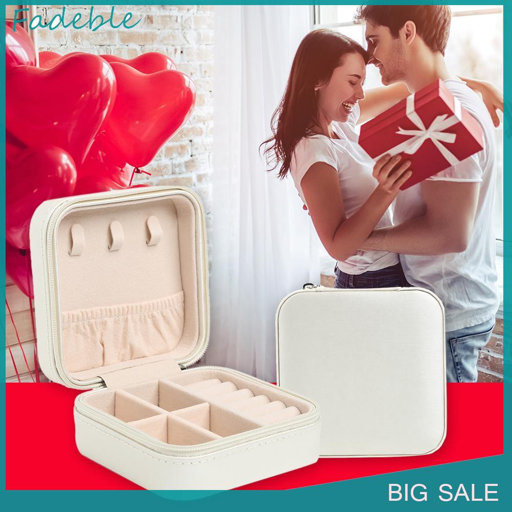 Hộp Đựng Trang Sức Bằng Da Pu