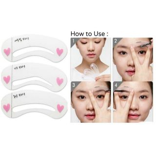 SÉT 3 KHUÔN KẺ LÔNG MÀY