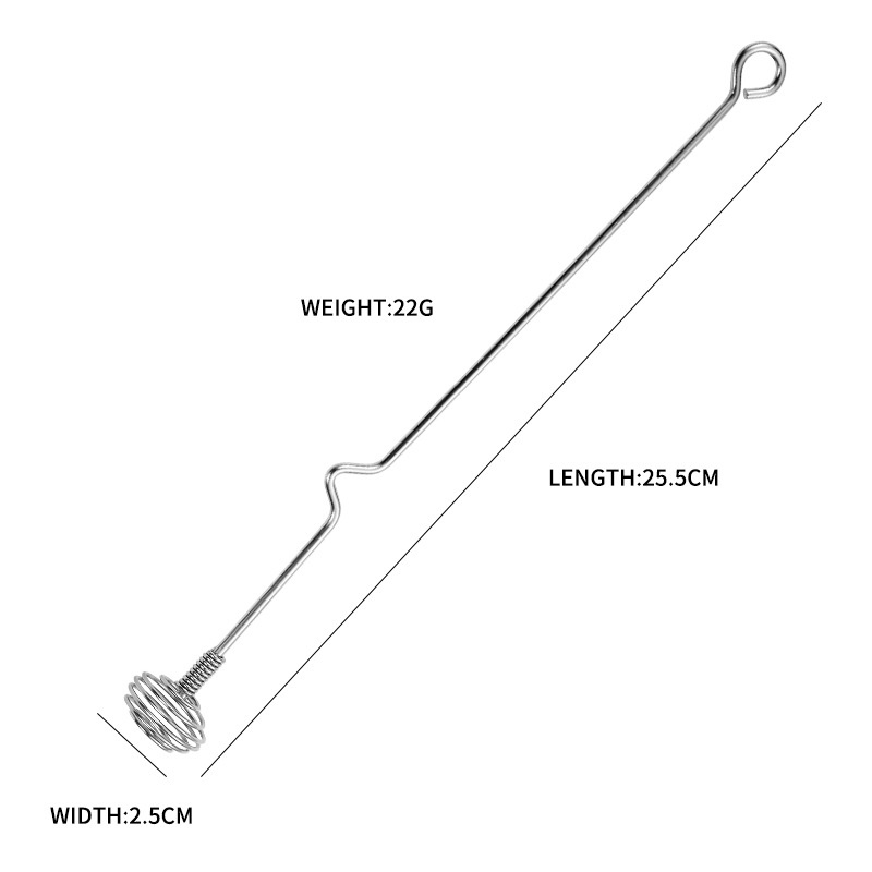 Muỗng Khuấy Mật Ong Bằng Thép Không Gỉ 304 Cao Cấp