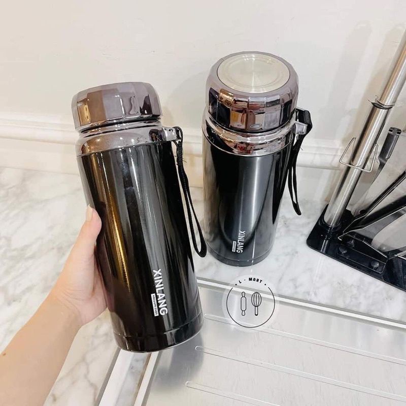 Bình giữ nhiệt nóng lạnh 1000-1200-1500ml L7 inox 304 cao cấp
