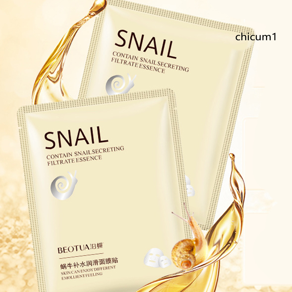 (Hàng Mới Về) Mặt Nạ Tinh Chất Ốc Sên Dưỡng Ẩm Kiểm Soát Dầu Chống Lão Hóa