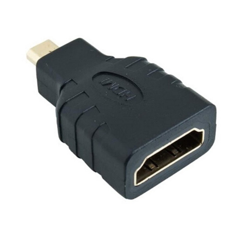 Adapter Mini HDMI đầu cắm sang ổ cắm mạ vàng